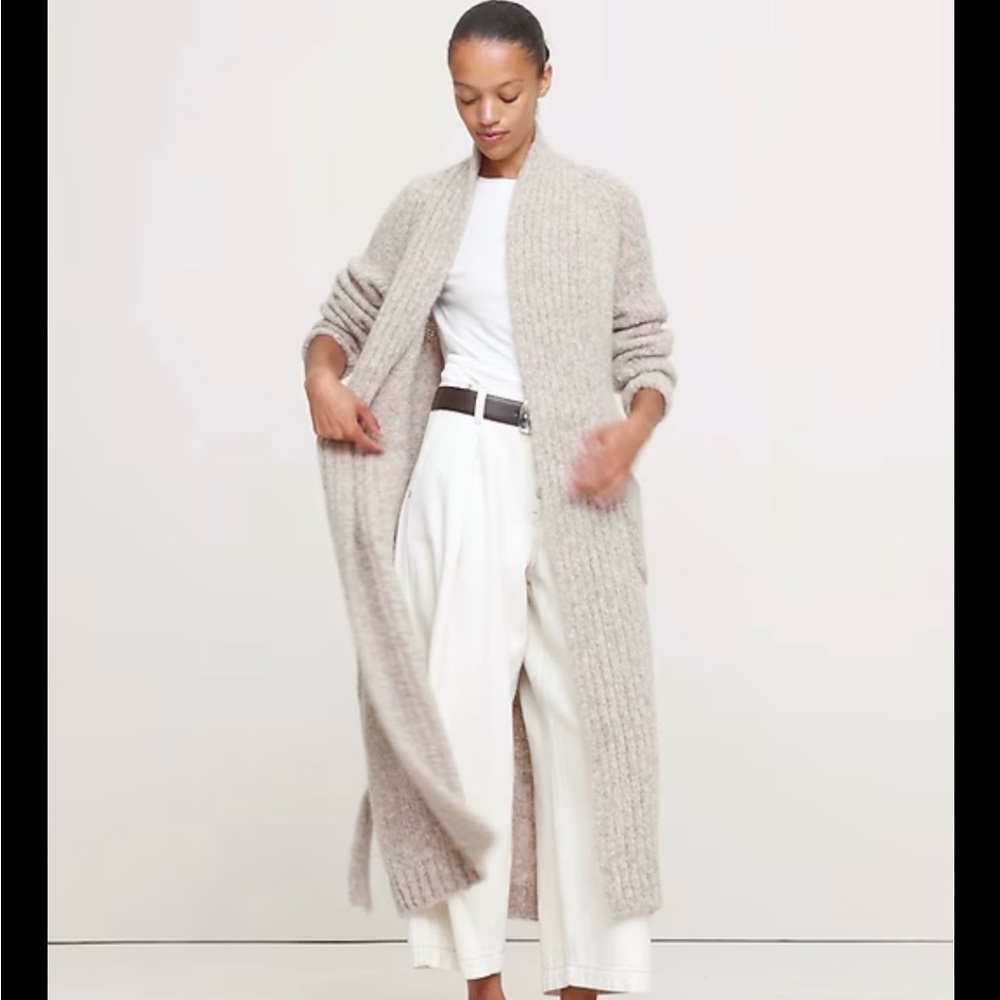 Banana Republic Italian Alpaca Blend Duster Cardigan